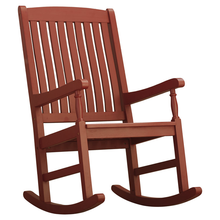 Andover Mills™ Outdoor Ponce Rocking Solid Wood Chair & Reviews Wayfair